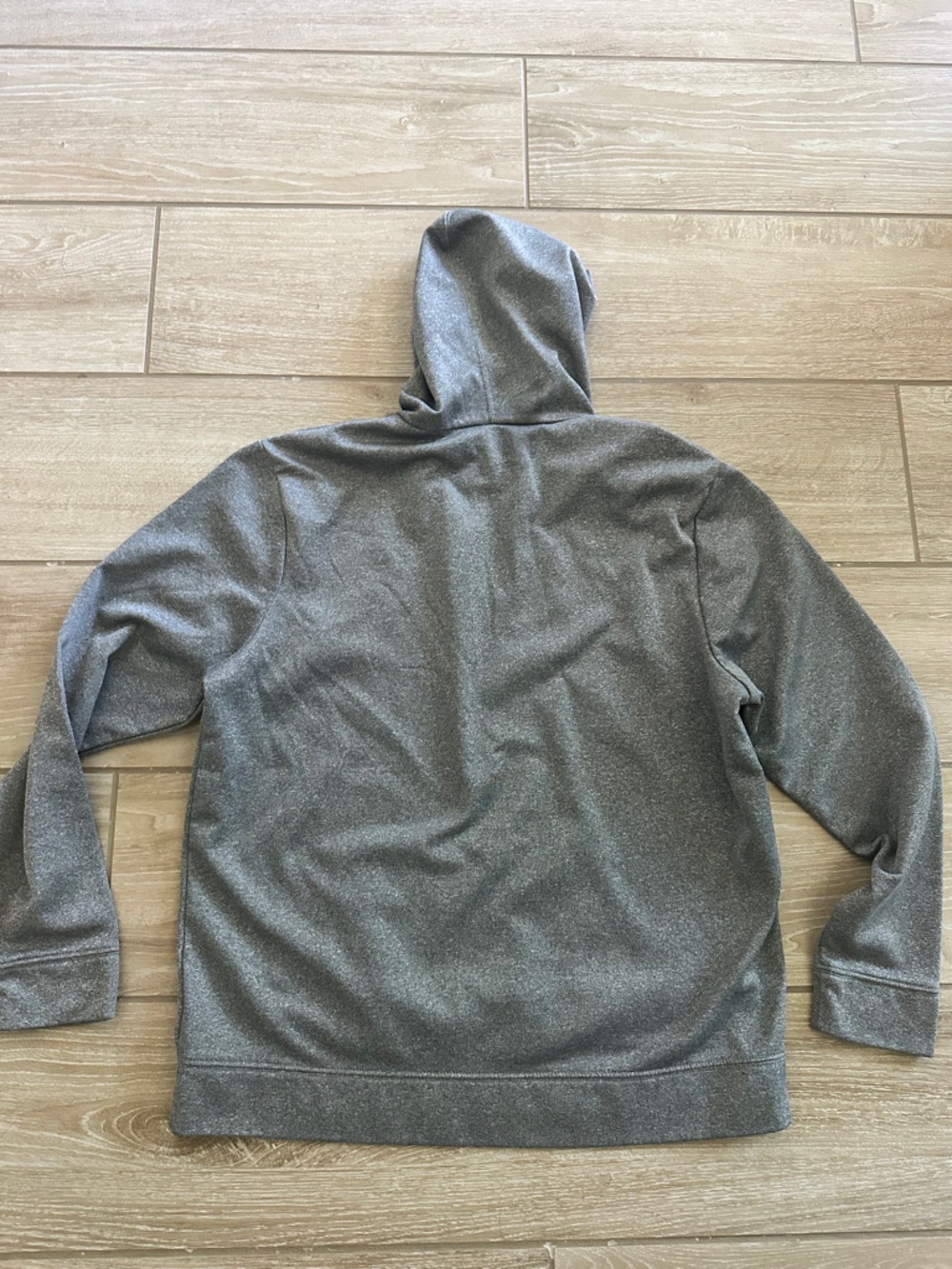 Team Apparel San Francisco 49ers Gray Pullover Hoodie with Red Logo - Picture 4 of 4
